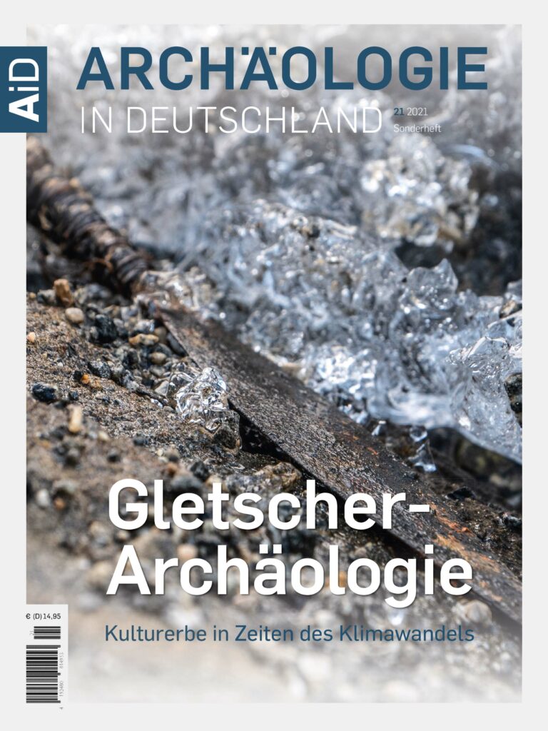 Cover des AiD Sonderhefts Gletscherarchäologie