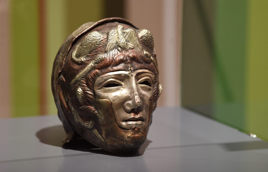 Römischer Gesichtshelm aus Nagold-Pfrondorf (Kopie) Museum im Steinhaus Nagold
