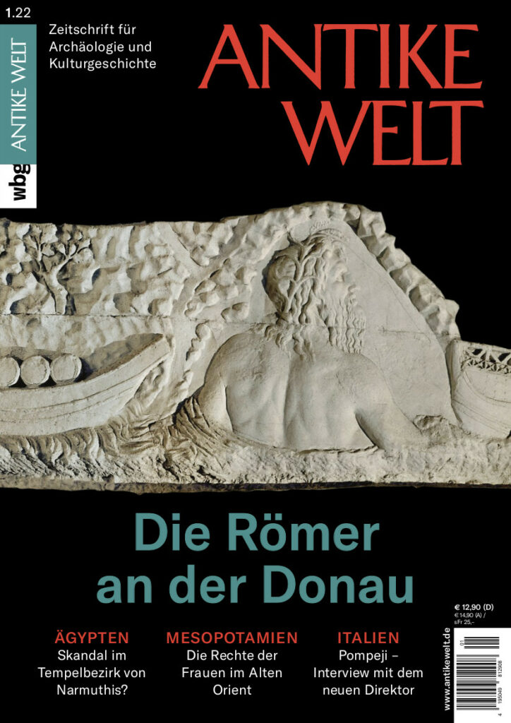 Cover_Antike Welt 1_2022_Die Römer an der Donau