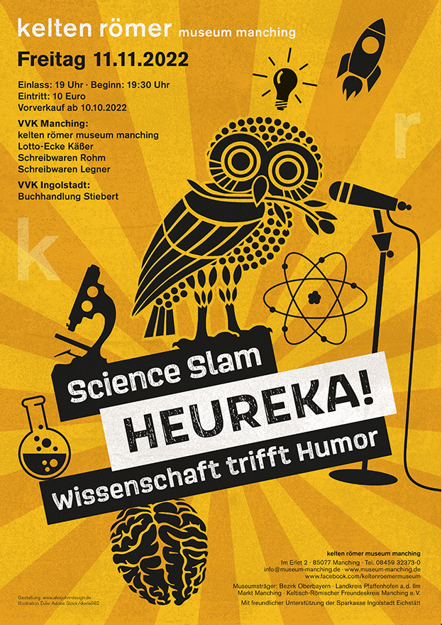 Webflyer zum Science Slam am 11.11.2022